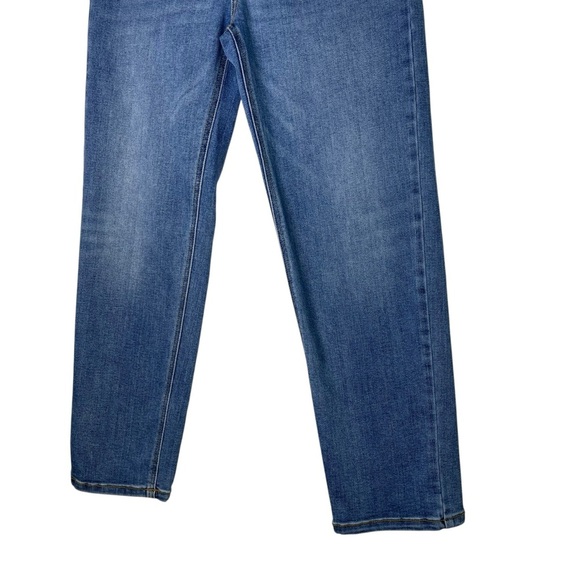 Scotch & Soda Slim Straight Leg High Waisted Denim Blue Stretch Jeans Size 8 - Picture 4 of 7